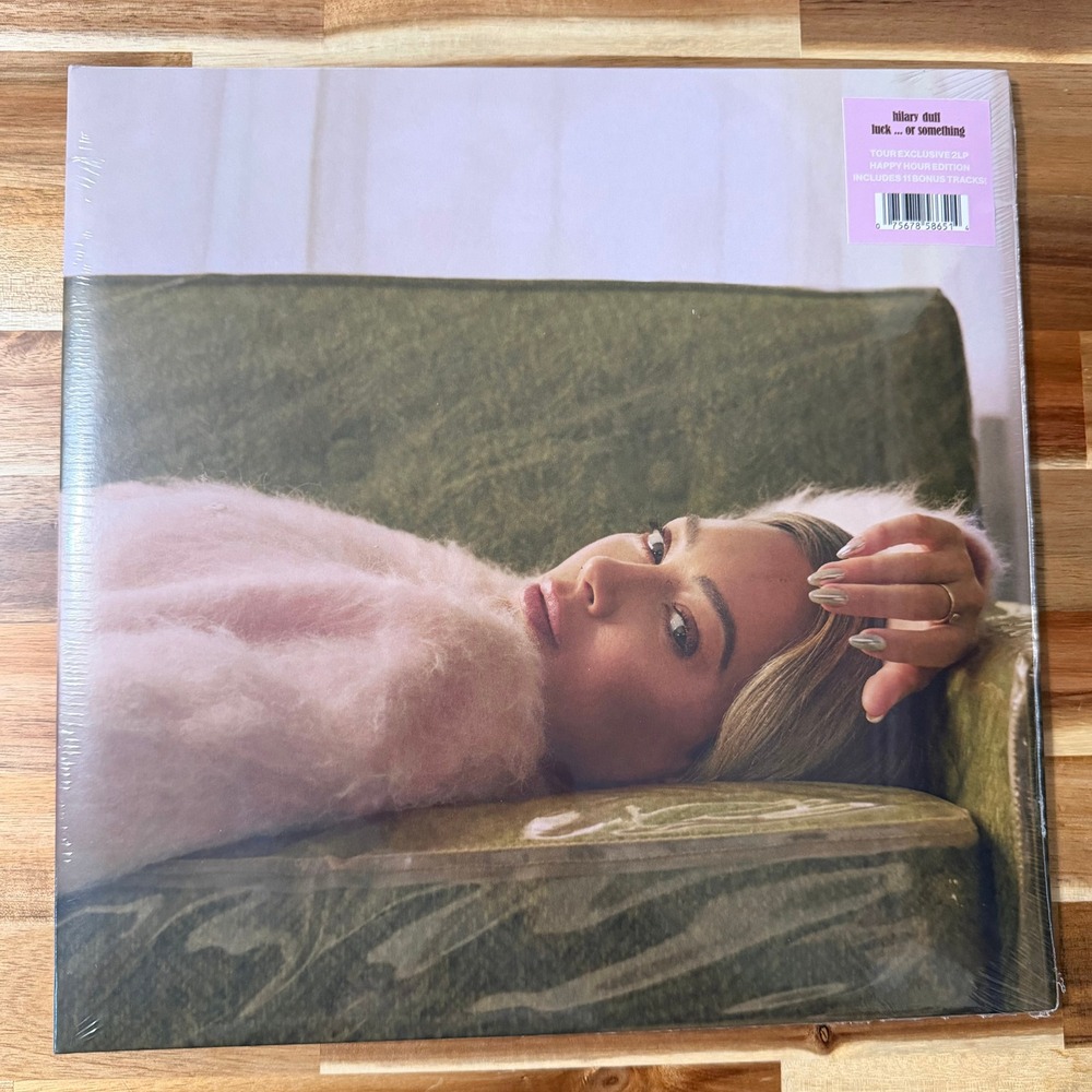 Hilary Duff Luck or Something Tour Exclusive 2LP Happy Hour Edition Vinyl Sealed
